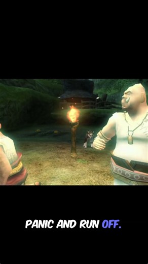 Spooking Mayor Bo And Jaggle While Sneaking Around Ordon Village In Zelda: Twilight Princess