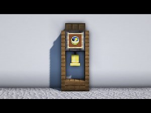How to make a grandfather clock in Minecraft