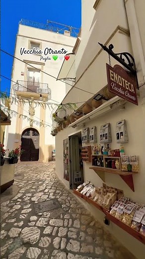 Il centro storico di Otranto, Puglia, Italia 🇮🇹 #bello #antico #vecchia #otranto #lecce #salento