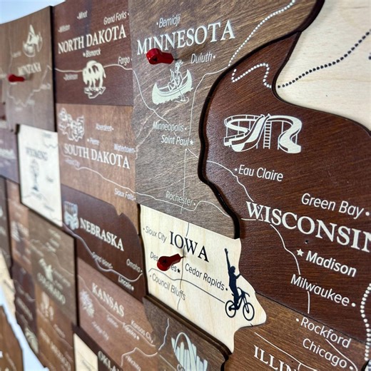 USA Wall Map, US Travel Map, Large USA Map Push Pin, Large Us Map, Wooden Usa Map, Usa Push Pin Map, Us Map Push Pin Board - Etsy