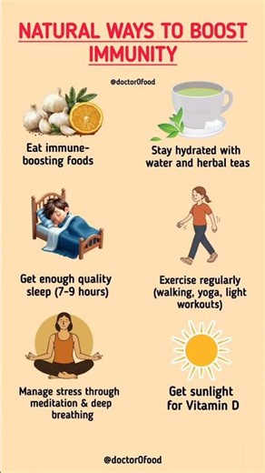 Natural Way to Boost Immunity | Strengthen Your Immune System Naturally #healthylifestyle #healthtip