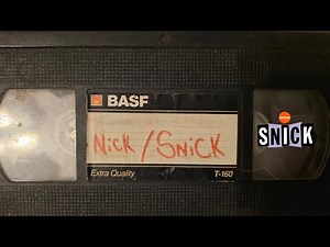 VHS Archive: Nickelodeon / SNICK original 1997 broadcast w/commercials