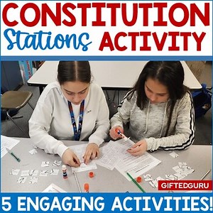 Constitution Day Interactive Activity for Constitution Week for Middle School