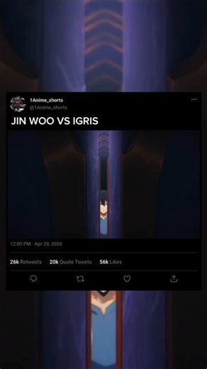 JIN WOO VS IGRIS☠️☠️