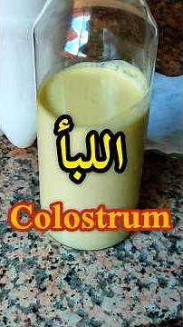 اللبأ/الكولستروم/فوائد اللبأ (اللبن السرسوب/الحثيمة)/Colostrum benefits/Colostrum#short#shortvideo