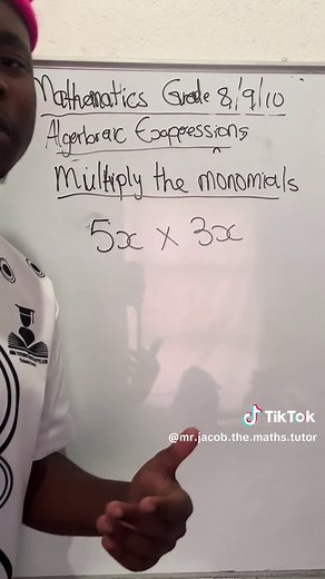 Mathematics algebraic expression grade 8/9/10 #algebra #grade10 #simplify #maths #tutor