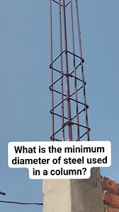 What is the minimum diameter of steel used in a column? #construction #civil #contractor #building #civilconstruction #civilengineer #civilengineering #civilcontractors #architecture #architect | Civil Engineering knowledge