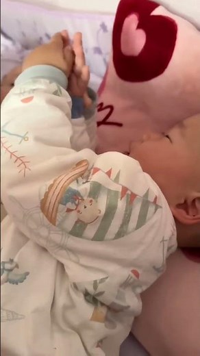 The Twins Cuddle Each Other To Sleep,So Cute! #twins #shorts