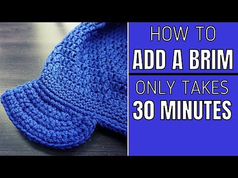 How to Add a Brim to a Tam, Hat, or Cap (Takes LESS Than 30 Minutes!)