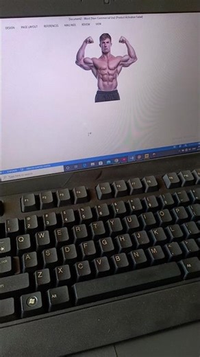 Biceps 💪 logo in Ms Word By shortcut key | In English | Digital shortcut Hub. #shortcutkeys#usa.