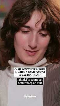 Cameron Winter: Tour Is When a Band Is Most 'An Actual Band'