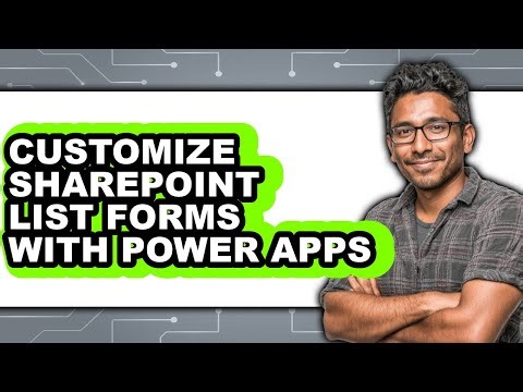 How to Customize Sharepoint List Forms with Power Apps (easy Method)