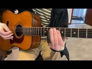 Amazing Grace, Slide tutorial in open D:Take 2