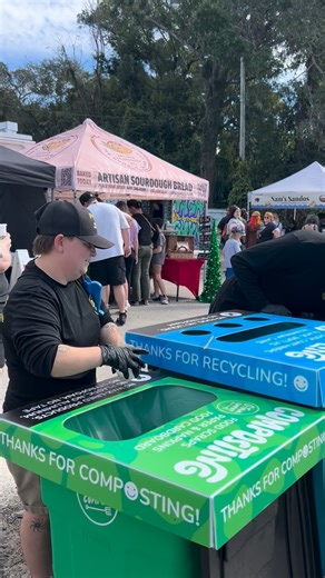 O-Town Compost on Instagram: "Composting at the Milk Mart 🐮♻️ Composting at events diverts hundreds to thousands of pounds of food waste from the landfill! Thank you to @milkmartorlando for prioritizing sustainability and community at your amazing events ✨"