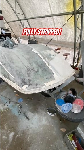1965 Boston Whaler 13 Restoration 🇺🇸 #boat #restoration #bostonwhaler #sanding #work