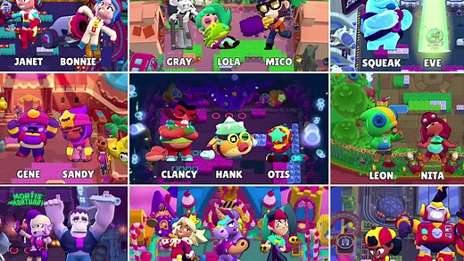 All Trios Win-Lose Poses in Brawl Stars Season 29