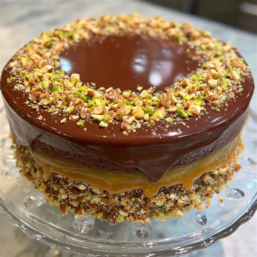 Rich Mocha Fudge Layer Cake with Hazelnut Praline Crunch I. Ingredients For the Rich Mocha Fudge Cake 2 cups (240g) all-purpose flour 2 cups (400g) granulated sugar 3/4 cup (75g) unsweetened cocoa powder 1 tablespoon baking soda 1 teaspoon baking powder 1 teaspoon salt 1 cup (240ml) buttermilk, room temperature 1/2 cup (120ml) vegetable oil 2 large eggs, room temperature 1 teaspoon vanilla extract 1 cup (240ml) hot brewed strong coffee For the Espresso Buttercream Frosting 1 cup (225g) unsalted 