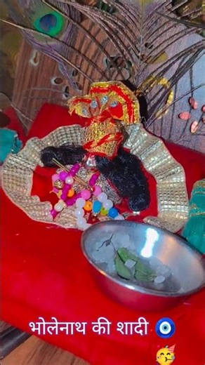 भोलेनाथ की शादी🥳#shortvideo #ytshorts #laddugopal #mahashivratri #shyam#viralshort #Aditiyaduvanshi💜