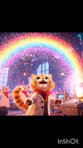 “Poor Cat’s Experiment Created a REAL Rainbow 😳🌈 | Mimi Cat Story”