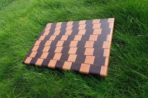 Cutting Board,3d Plans, Grain Cutting Board, Cutting Board Design, Pdf Download, Drawings, Optical Illusion, Build Plans, Drawings, Diy - Etsy