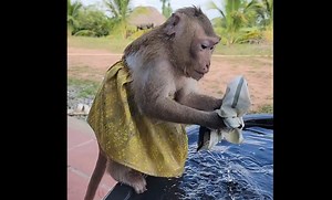 36K views · 743 reactions | A Little LyLy Washing Dress Confidently | Rsa Times | Facebook