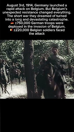 Germany invades Belgium WW1 1914