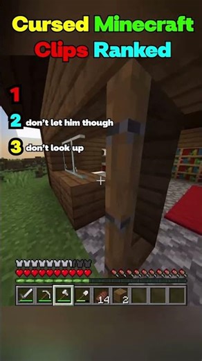 Ranking Cursed Minecraft Clips 👻🤣 part 2