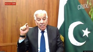 15K views · 278 reactions | Pakistan has downed 5 Indian Air Force jets not pakistan offical news . is sosial media share fake news !! Pakistani defense minister tells CNN interview | Vetri Online | Facebook