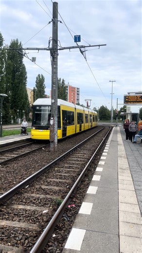 Fast Bus Ride Through German City Streets