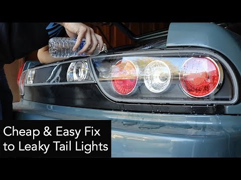 Sealing Rear Tail Lights to the Car