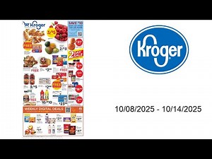 Kroger Weekly Ad - 10/08/2025 - 10/14/2025