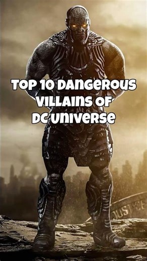 Top 10 Dangerous Villains of DC Universe 😱. #top10 #movie #dc #villan