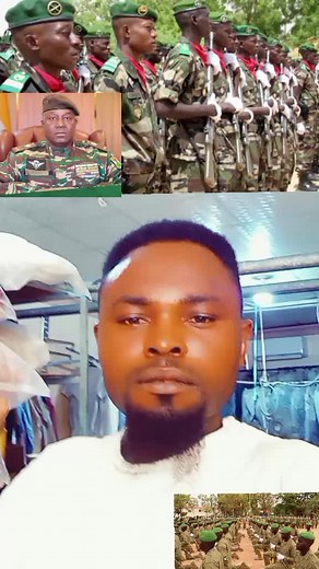 Military Training and Formation in Camouflage Uniforms