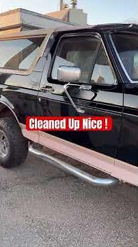 I Saved a 1988 Ford Bronco ! #ford #bronco #transformation #detailing #classic #restoration