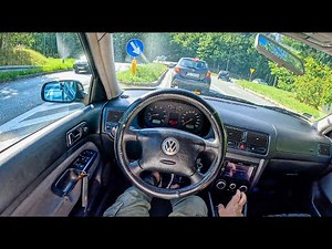 1999 Volkswagen Golf 4 [1.4 16V 75HP] |0-100| POV Test Drive #1864 Joe Black