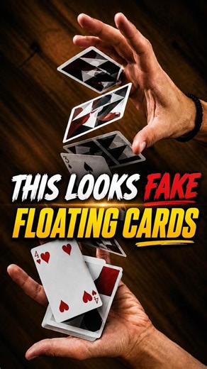 How Are These Cards Floating #shorts #cardistry