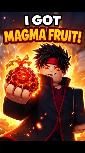 Trick To Get The "MAGMA FRUIT" #bloxfurit #viral #shorts
