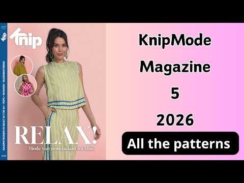 #KnipMode 5/2026 #knipmodemagazine Flip through #FaitMain #sewingMagazine #knip