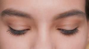 Extreme Close-up Young Woman Opens Her Stock Footage Video (100% Royalty-free) 1066510876 | Shutterstock