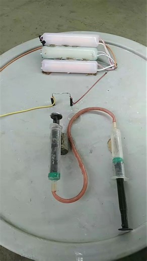 Reed Switch and Hydraulic Syringe Integration#diyproject#tech #shorts