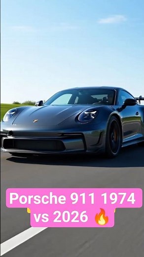 Porsche 911 1974 vs 2026 🔥 Turbo Evolution