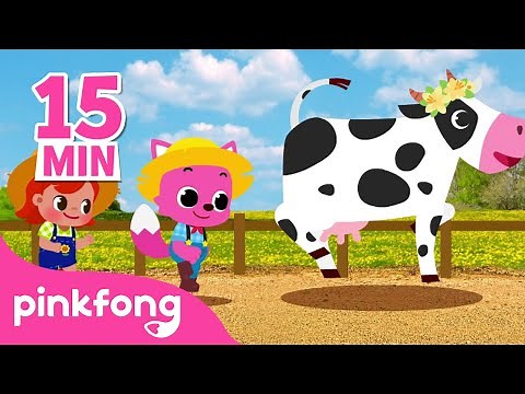 Animales de la Granja de Pinkfong 🐄🐥| +Recopilación | Pinkfong Canciones Infantiles