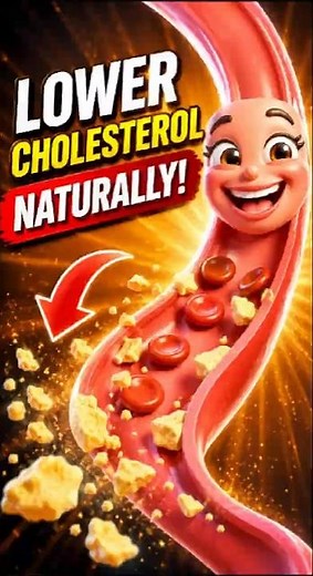 High Cholesterol? Top 7 Foods That May Help Lower Cholesterol Naturally #shortvideo
