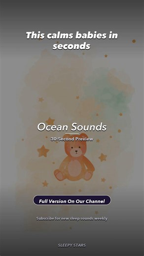 Ocean Sounds for Baby Sleep | Gentle Waves All Night
