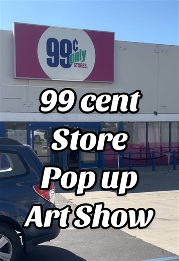 For Abby and in case you missed it! Here is what I saw at the 99cent store pop up in Los Angeles. This is a long ass video! But the art was cool as hell #99centstore #99centartshow #artshow #losangeles