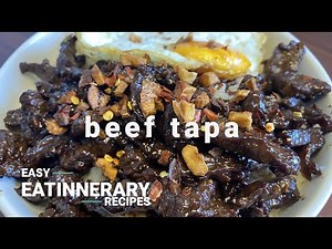 Filipino Beef Tapa (Salty and Garlicky Marinated Beef Strips) by Easy Eatinnerary