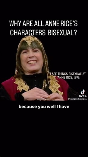 Haunted Fembot on Instagram: "On why they’re all bisexual. #girlblog #annerice #vampirechronicles"