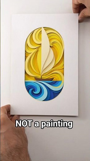 Layers of Paper to 3D Art.