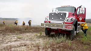 Welcome to Pendleton: MCB Camp Pendleton Fire Department Deputy Chief John Crook with the Marine Corps Base Camp Pendleton Fire Department provides information on the history and mission of the firefighters on Marine Corps Base Camp Pendleton, California, May 16, 2019. The fire department has 11 stations on the installation and over 150 firefighters to act as first responders in the event of a fire or emergency. (U.S. Marine Corps video by Lance Cpl. Stephen Beard) | Camp Pendleton