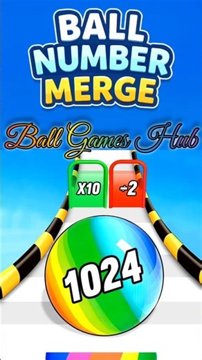 Ball Number Merge | Smooth & Satisfying Upgrade Run! 🔥😳 #shorts